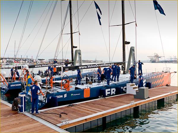 Preparing for the Volvo around the world ocean race