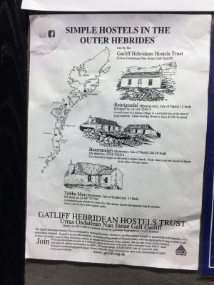 Gatliff Hostel at Rhenigidale, Isle of Harris