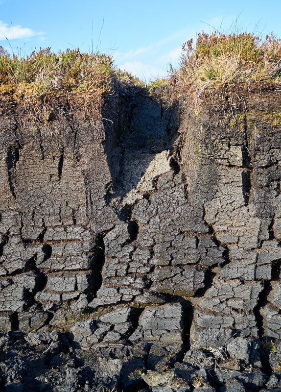 Peat cutting on Isle of Harris